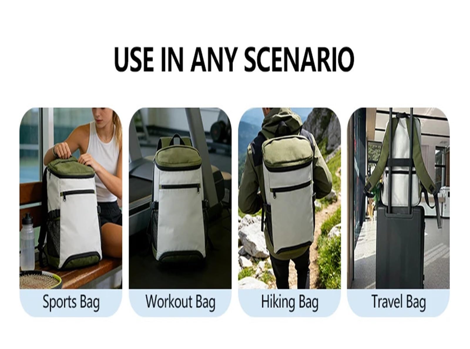 Raquetero Tenis Mochila for Raqueta De Tenis, Bolsa Bádminton, Gran Capacidad, Deportes, Separación En Seco Y Húmedo, Adiestramiento Al Aire Libre, Bolsas Gimnasio
