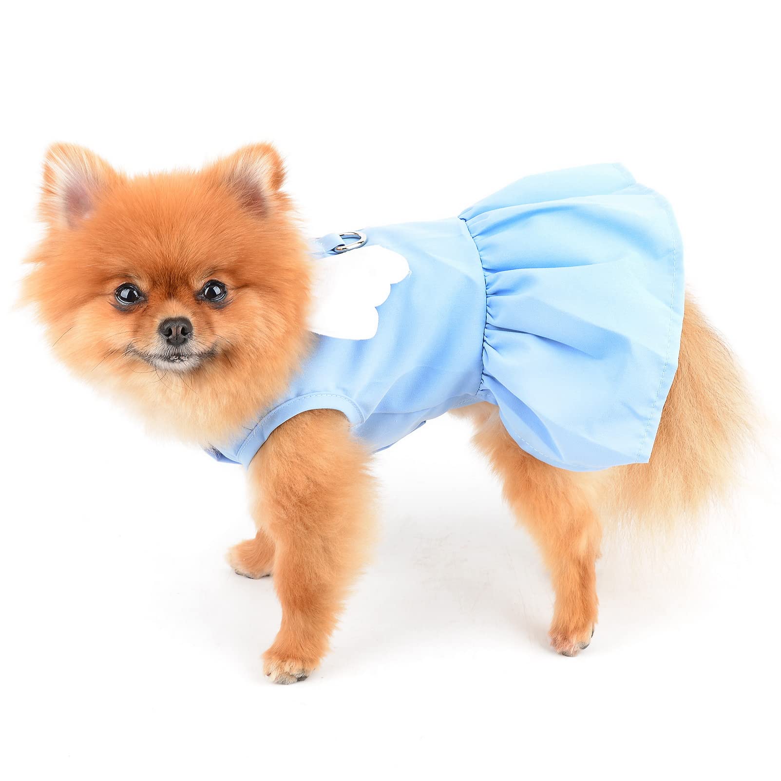 Amazon | SMALLLEE_LUCKY_STORE 犬 服 ワンピース 春 夏 小型犬 子犬