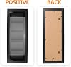 Garneck Trading Card Display Frame Wall Mounted Card Holder for Trading Cards Modern Design Suitable for Various Card Sizes and Easily Interchangeable for Office and