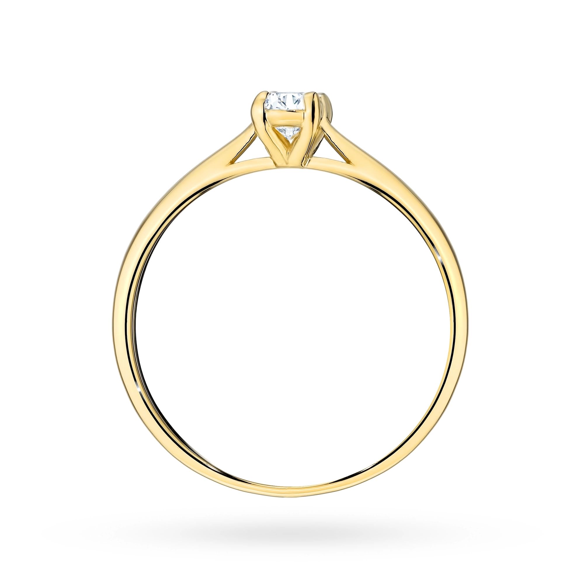 MARKO Verlobungsring Damen 585 Gold 0,3 Karat Diamant Oval Lab Grown