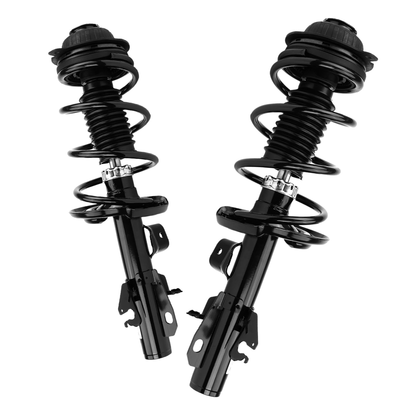 Zoncar Front/Rear Complete Shock Absorbers Assembly with Coil Spring fit for2003-2005 Civic GX,Shock Absorbers Replace 172185/172186/171340L/171340R,2Pcs