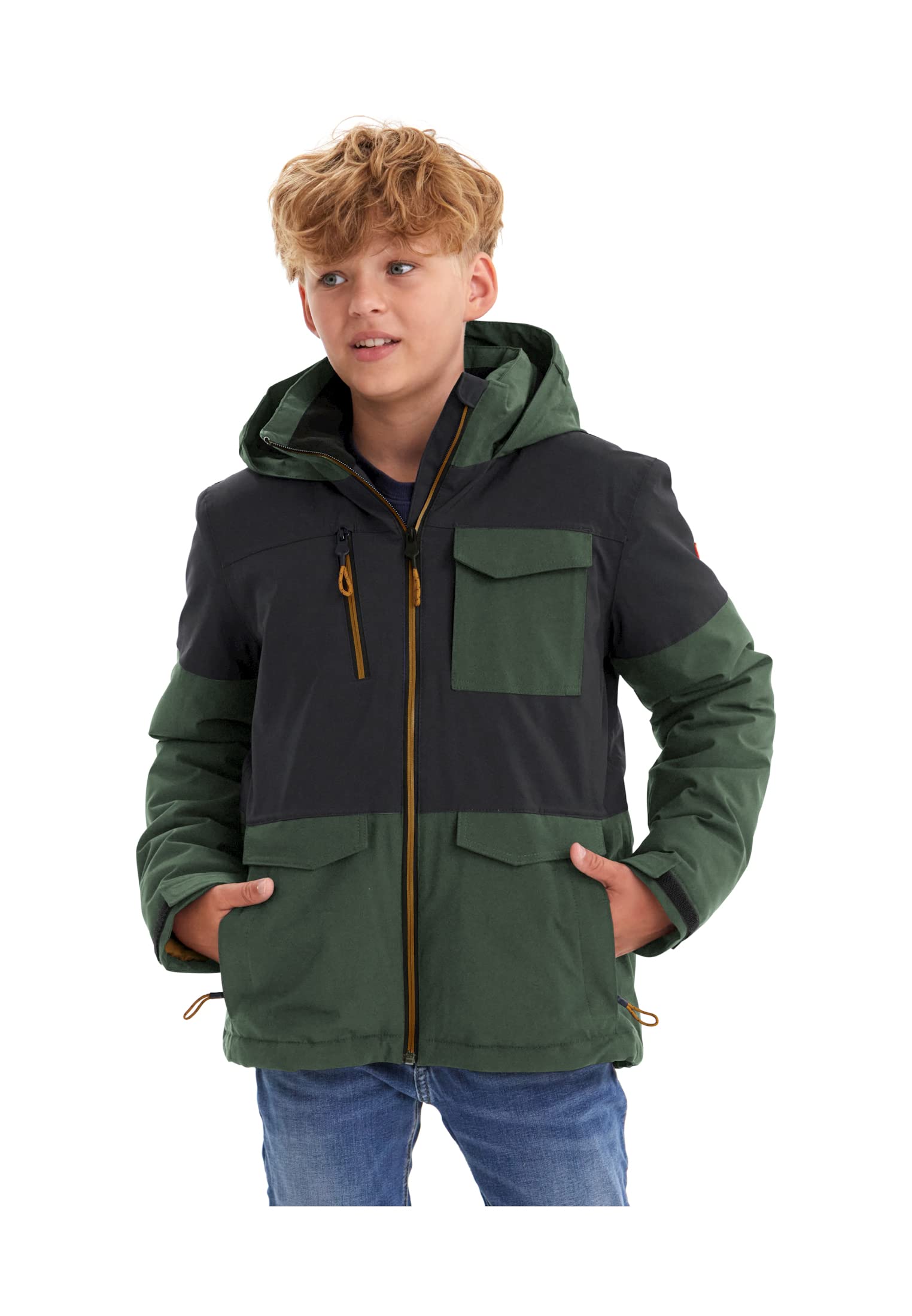 Killtec Kow 29 Bys Ski Jckt Chaqueta funcional/chaqueta al aire libre con capucha y protector de nieve Niños