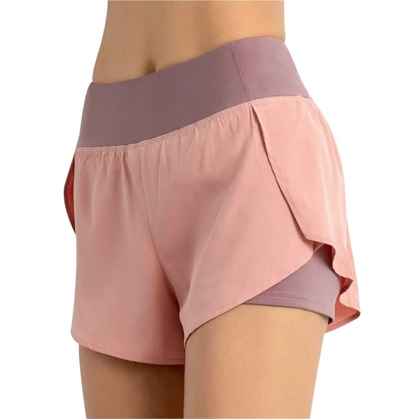 Short double couche à séchage rapide idéal du Pilates au running - 8