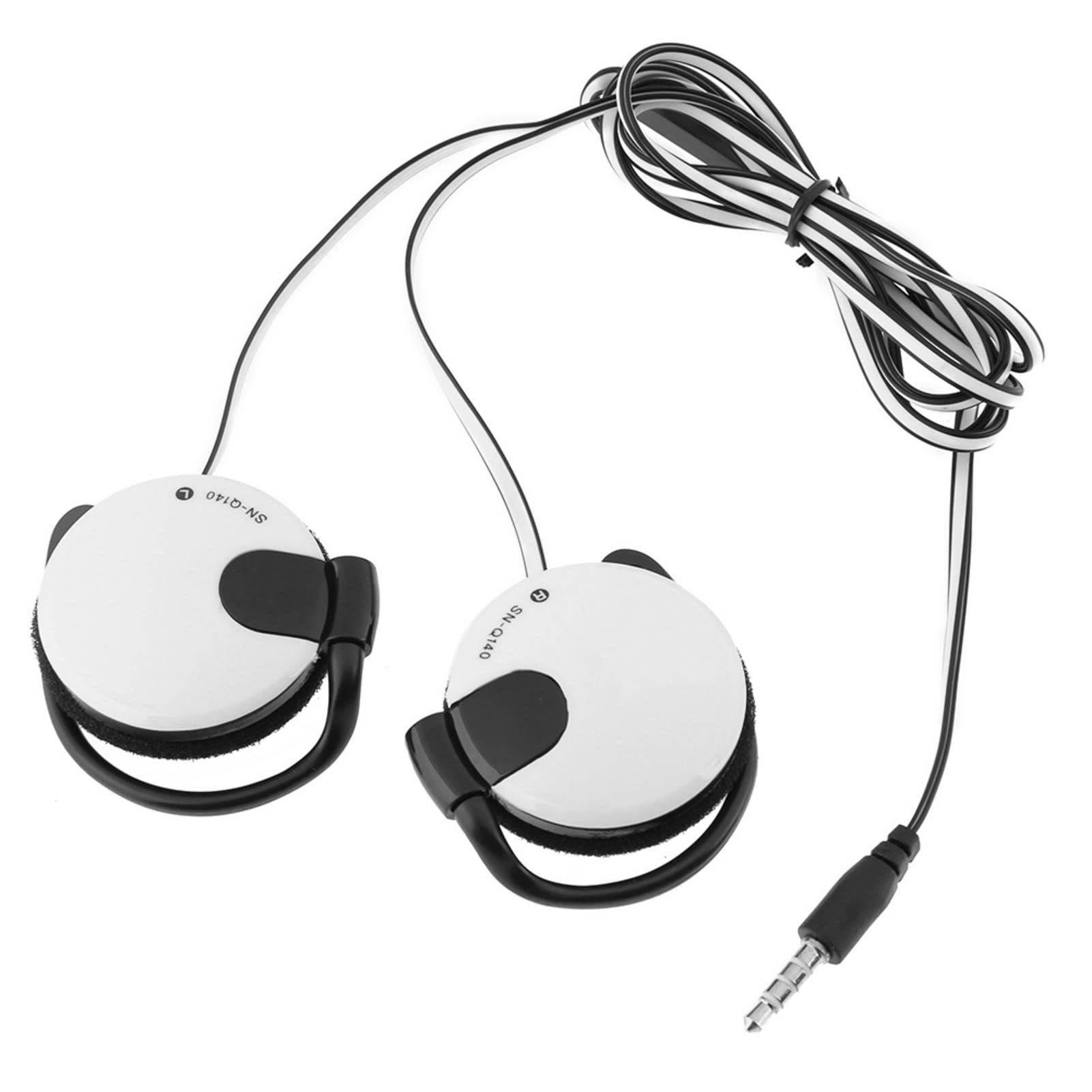 Wired Clip Headphones | 3.5mm Over Ear Running Earbuds | Mobile Phone Accessories for Running, Workout, Jogging, Hiking, Climbing, Outgoing