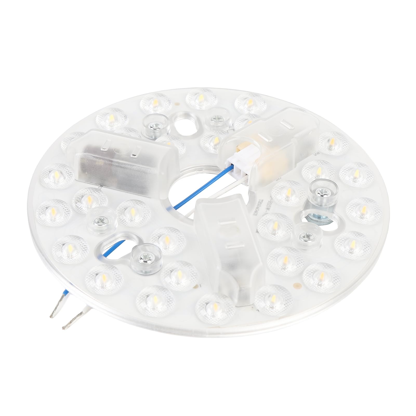 Wakects Kit de Luz LED para Ventilador de Techo de 5,3 Pulgadas, 15 W, 3 CCT, 3000 K, 4200 K, 6500, Repuesto de Ventilador de Techo LED Redondo con Función de Memoria para Lámpara