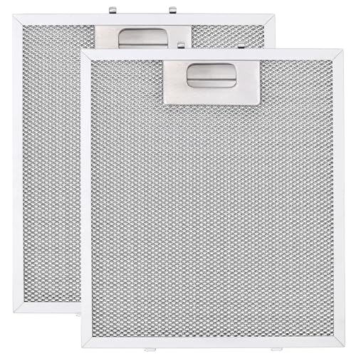 Range Hood Filter Replacement 9x10.25Inch (230x260mm) 4-Layer Aluminum Mesh Hood Vent Filter, HR Huare Technology Grease Filter S97018029, fits Broan B5 Series, Alternative 1932913, 2pack