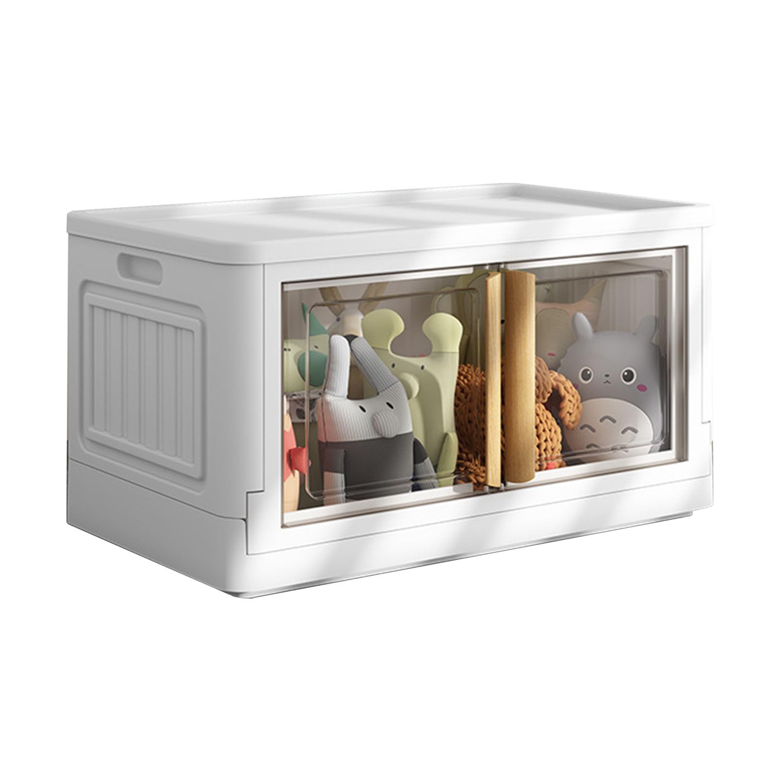 Armoire de rangement modulaire composée de bacs en plastique empilables