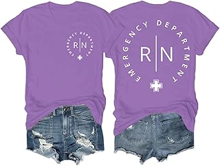 Emergency Nurse RN Shirt for Women Men – Emergency Department Pride Medical Cross T-Shirt – Great for Everyday Wear