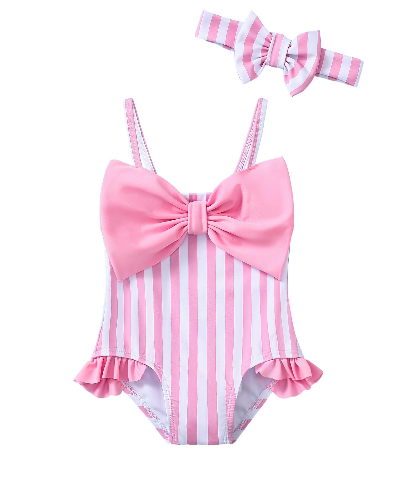 Mioglrie Toddler Baby Girl Swimsuit Infant Bathing Suits Summer Beach Swim Suit Newborn One Piece Swimwear for Girls