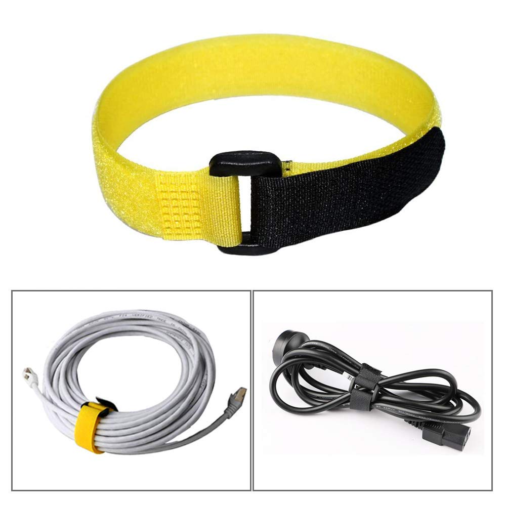 30 Fascette Fermacavi Riutilizzabili FULARR - 20 Cm, 6 Colori, Per Organizzare Cavi - Foto 7