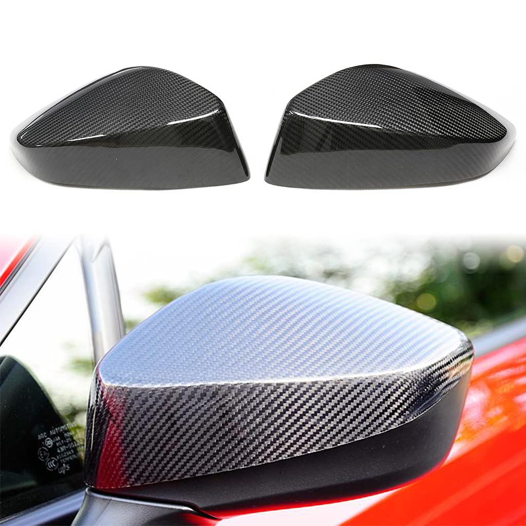 GaofeiLTF Mirror Caps Covers Fits for Subaru BRZ Toyota 86 Scion FR-S Coupe Real Carbon Fiber Side Door Rearview Mirror Cap Trim Direct Add-on Type