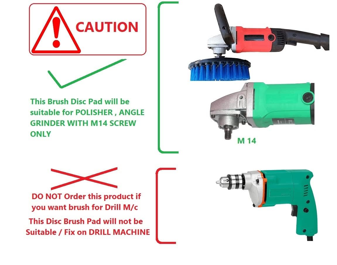 Cleaning Disc Pads - Polisher, Angle Grinder -5 Cleaning Disc Pads - Polisher, Angle Grinder -5