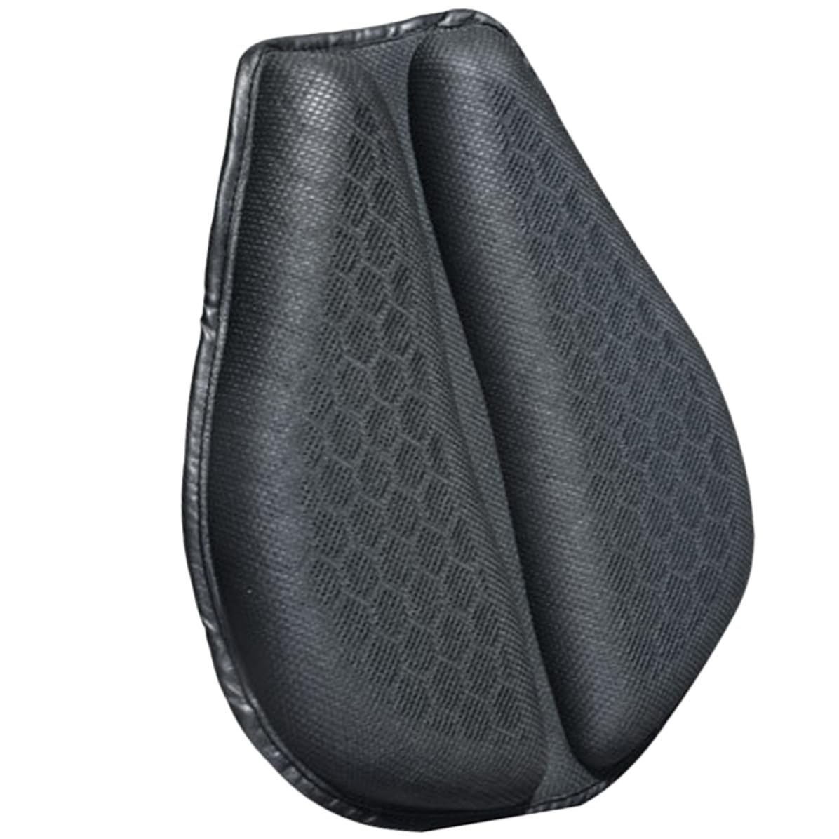 Cuscino Sella Moto Riutilizzabile in Gel, Rete e Schiuma Nero