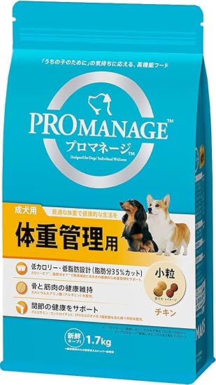 Amazon プロマネージ ドッグフード 成犬用 体重管理用 1 7キログラム X 1 プロマネージ Promanage ペット用品 通販