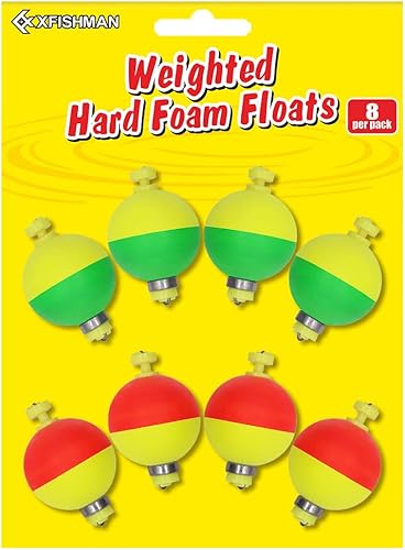XFISHMAN Bobbers-for Fishing-Floats-Bouy Slip Bobber Fishing Corks Kit Crappie Bluegills Panfish Bagre Flotador de espuma hecho a mano Bobber fijo