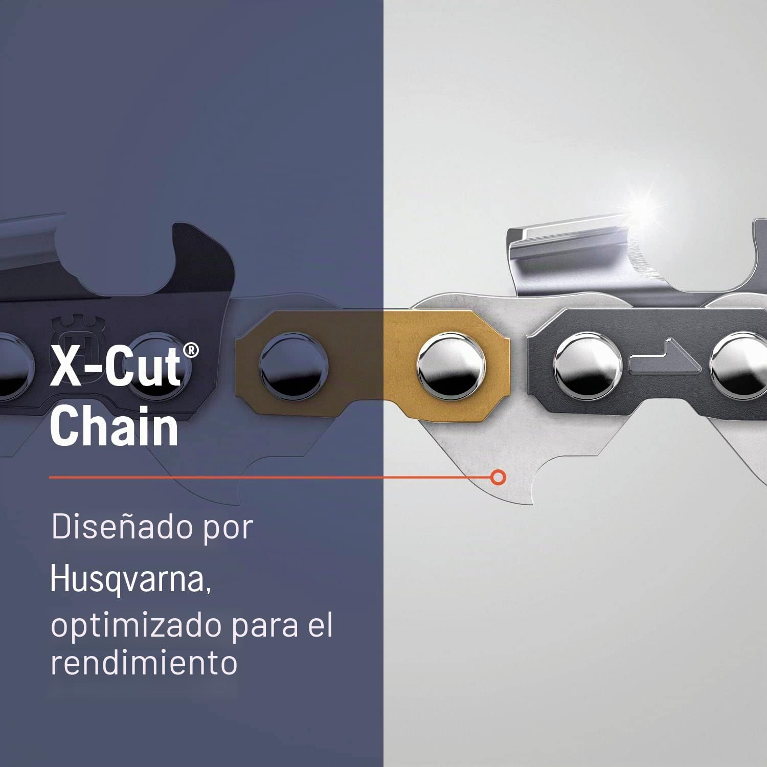 Husqvarna X-Cut S83G - Cadena de motosierra semicincel de 24 pulgadas, paso de 3/8 pulgadas, calibre .050