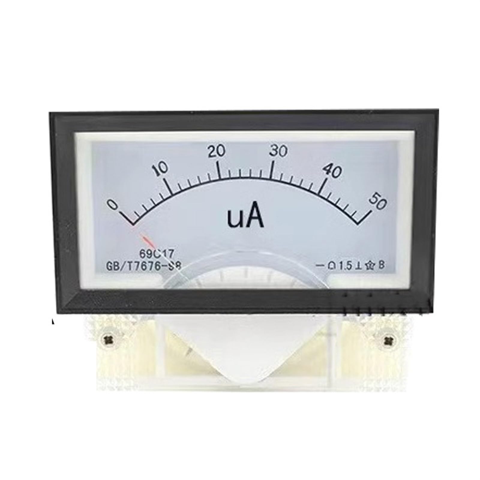 Microampèremètre pointeur 69C17 300uA ampèremètre analogique shunt courant 85x46mm