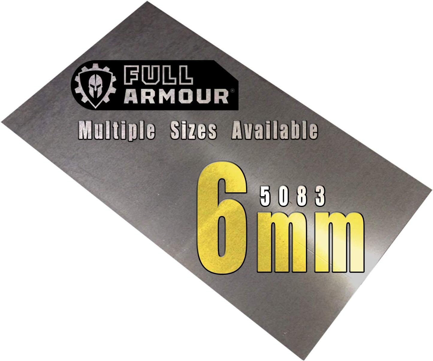Plaque en aluminium - 6mm 300mm x 150mm (30cm x 15cm)