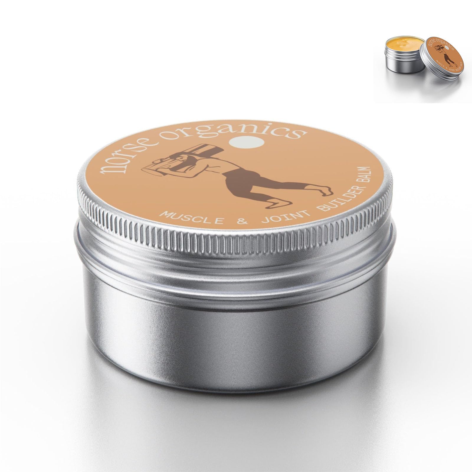 Norse oranics Muscle & Joint Builder Balm, Norse Organics Muscle and Joint Balm- Relieve Arthritis Pain, Suitable for Joints in all Parts of The Body (1PC)