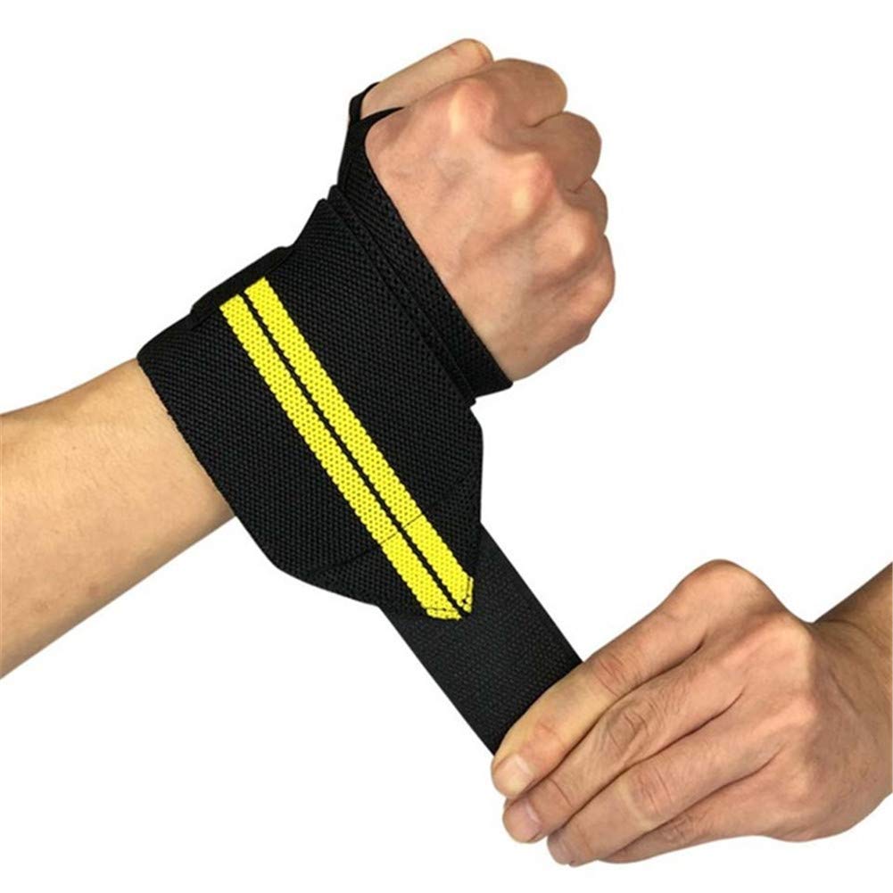 Fasce Polsiere Per Sollevamento Pesi - Supporto Per Tunnel Carpale, Palestra, Powerlifting (2 Pezzi, 55.9 Cm) - 3