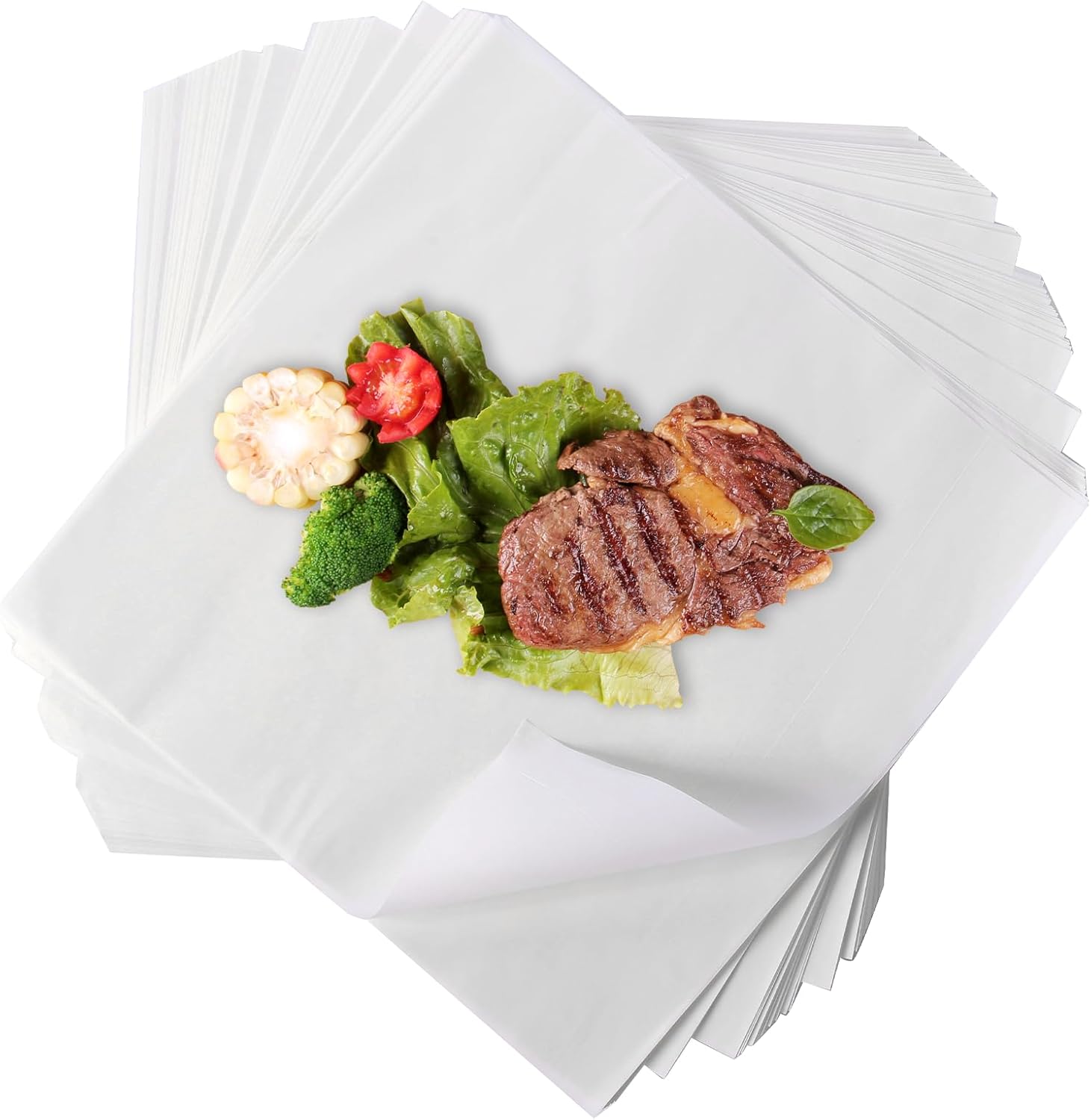 500 Pcs Butcher Paper Uncoated Butcher Paper for