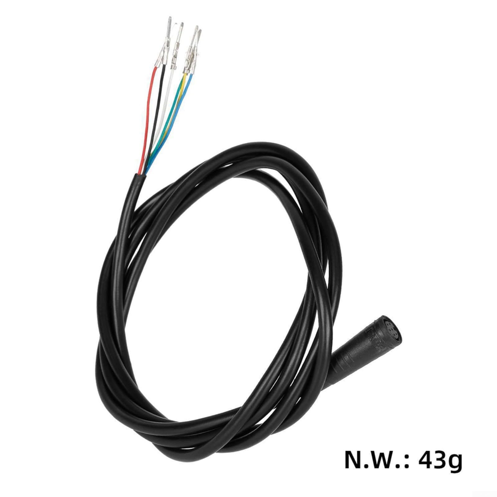Cable de motor eléctrico de 5 pines/6 pines, 140 cm, cable de datos para controlador de salpicadero, para scooter eléctrico Kugoo M4 y M4 Pro, uso conveniente (6 pines)