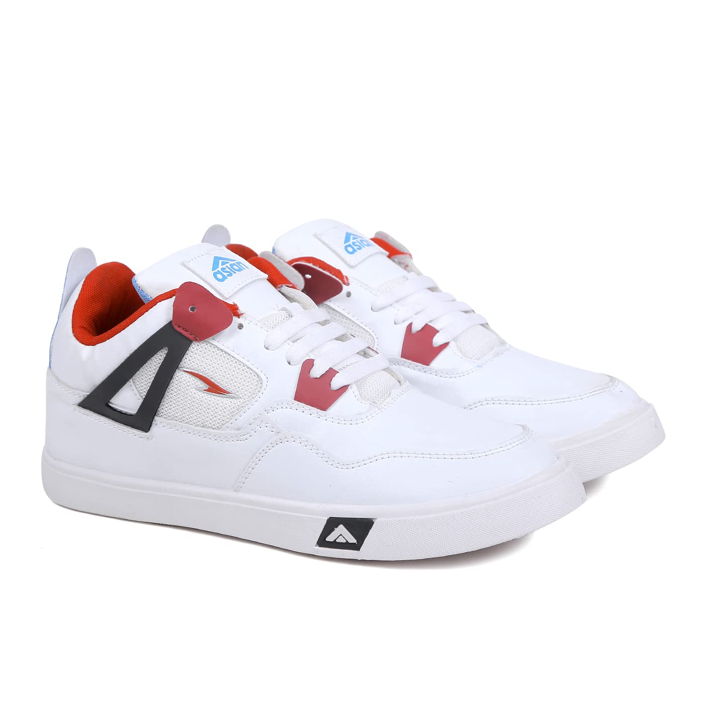 ASIAN Mens Skypee-32 Sports Walking Shoes for Men I Sport Running & Casual Sneaker & Gym Shoes for Boys I Casual Shoes for Mens & Boys White/Red (B09ZYQDX8D) Amazon Price History, Amazon Price Tracker