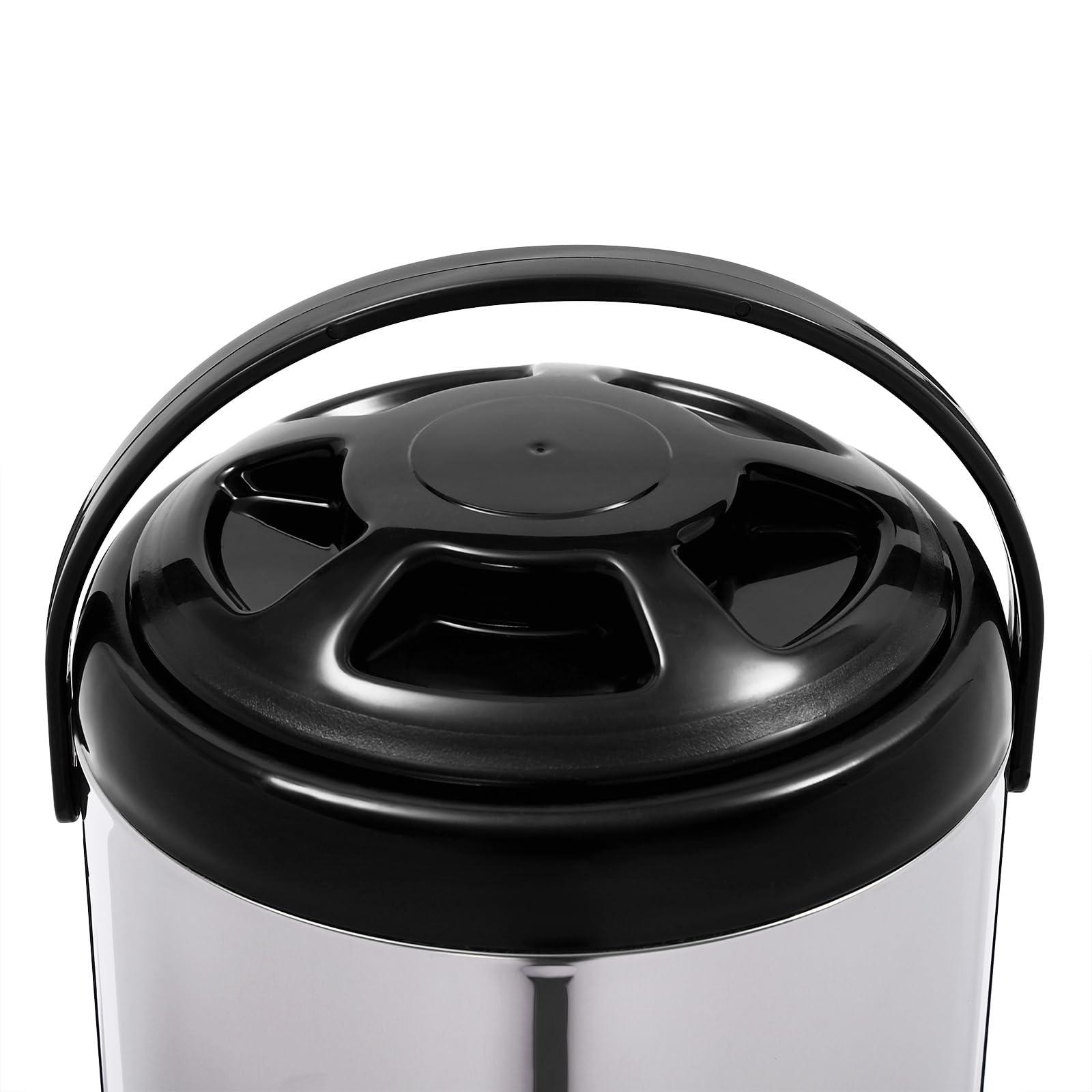 Dispensador de agua caliente con grifo, urna de bebidas aislada de acero inoxidable de 6 L, cubo térmico para té, café, catering de fiestas