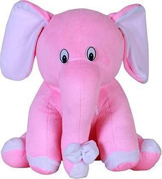 Nihan Enterprises Very Cute and Attractive Pink Color Soft Toy Elephant for Kids