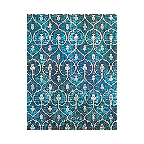 Paperblanks 12 Month Planners 2023 Blue Velvet, Vertikal - Ultra (230 x 180) 160p - Image 2