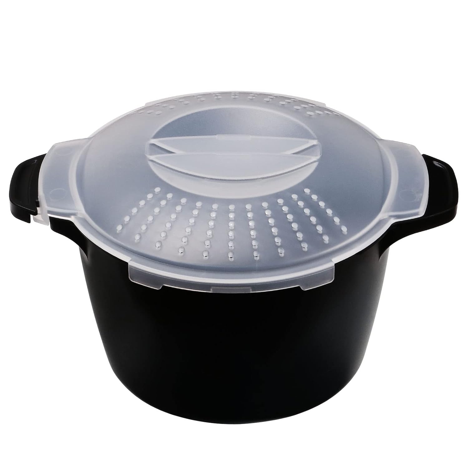 Professional Large Micro Cookware 2 Quart Microwave Steamer for Vegetables Cooker for Microwave - BPA Free Dishwasher Safe