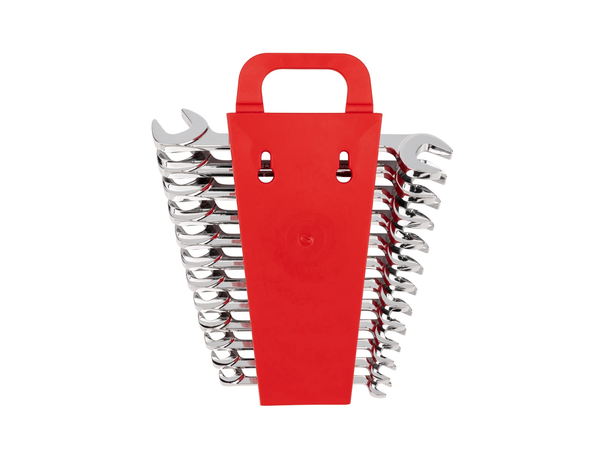TEKTON WAE91201 zestaw kluczy kątowych z otwartym końcem, 12-częściowy (8-19 mm) - uchwyt | Wyprodukowano w USA | WAE91201