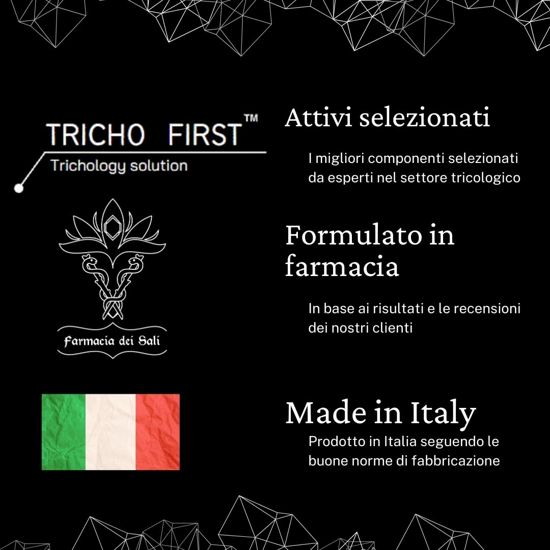 Serenoa Repens Massima Dose 320 mg TRICHO FIRST- 90-95%, Integratore contro l'Ingrossamento della Prostata e la Caduta dei Capelli, a Base di Serenoa Repens - Formato da 60 Perle - Andi DHT