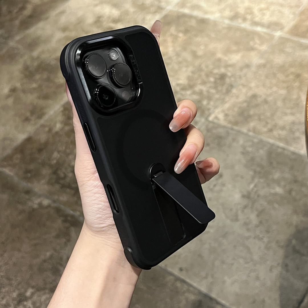 Coque iPhone 15 Plus antichoc noire idéale pour visionnage vidéo mains libres - 6