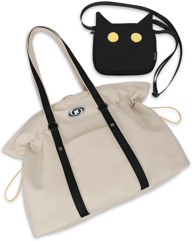 Amazon | [NOXXON] 猫トートバッグ、大容量、取り外し可能