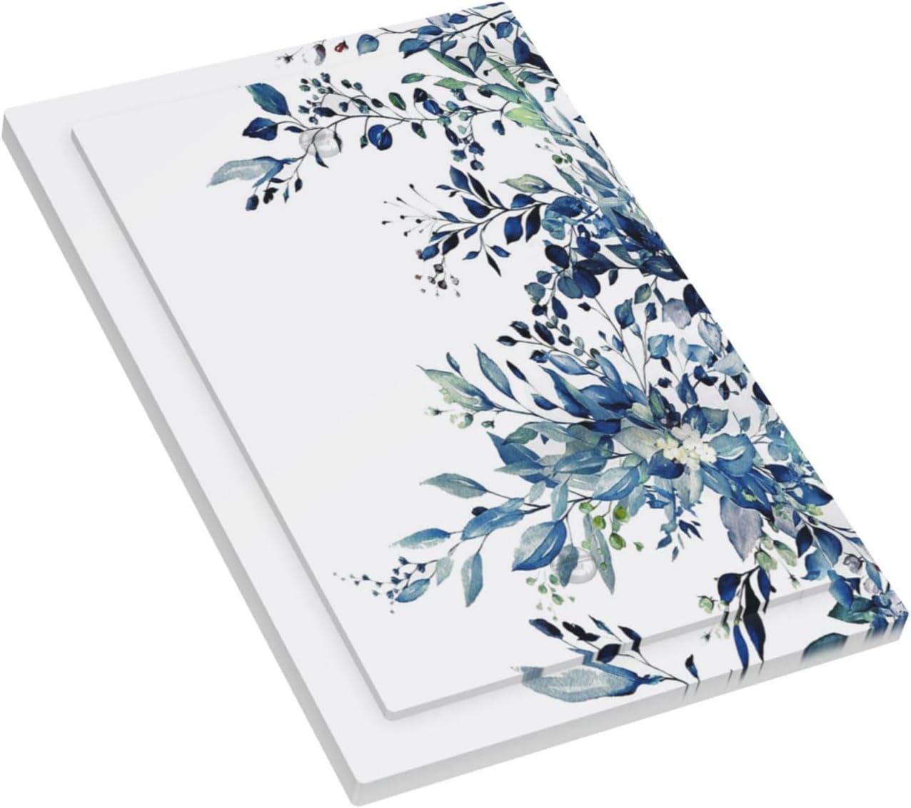 Light Switch Cover Blue Eucalyptus Watercolor Floral Plant Leaves Wall Plate Cover 1 Gang Blank No Device Decorative Outlet Covers Electrical Switchplate for Bedroom Home Decor image 3