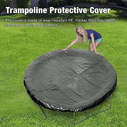 Funda para cama elástica redonda e impermeable de 6 a 16 pies 4