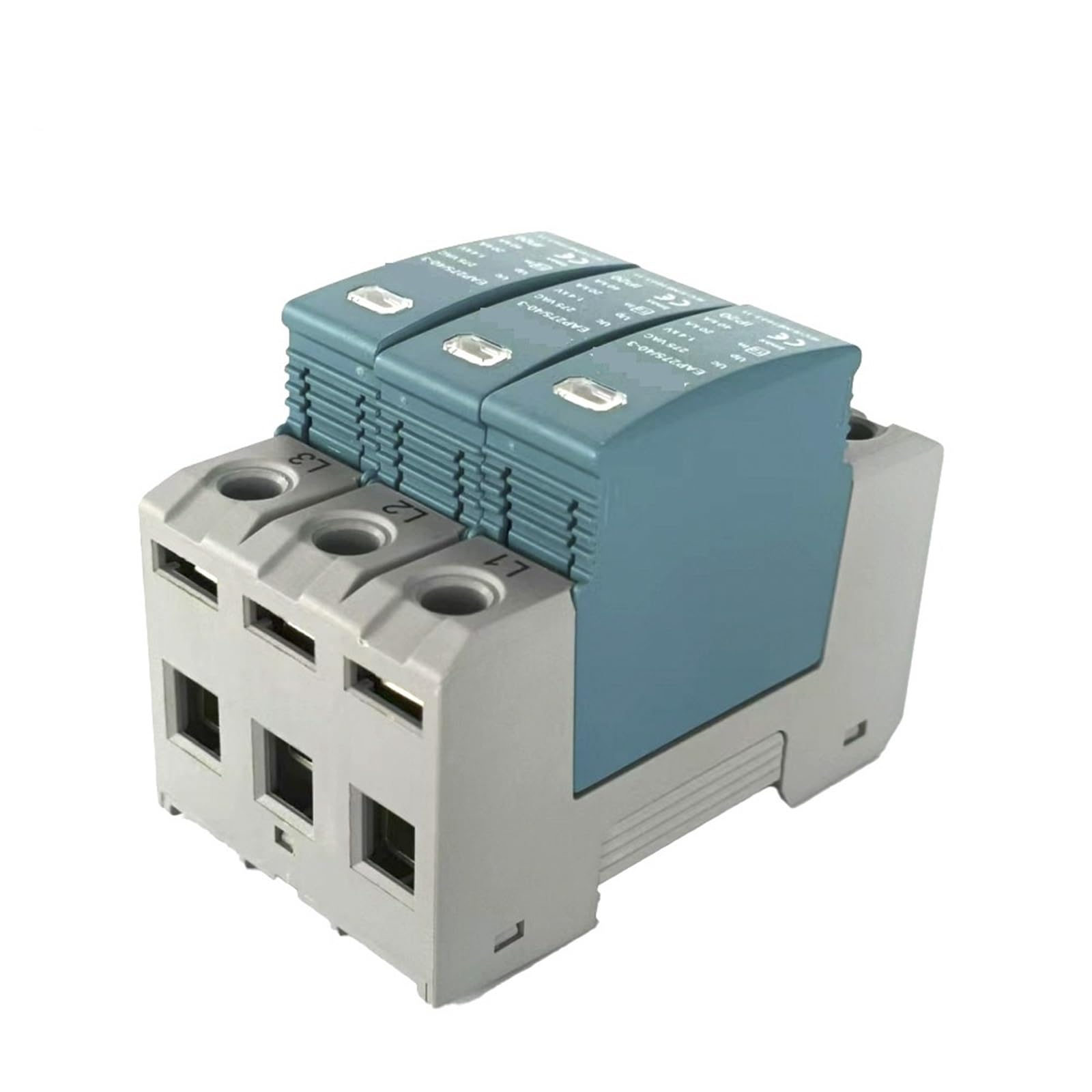 Dispositivo di protezione contro le sovratensioni domestiche, protezione da sovratensioni per tutta la casa, scaricatore SPD 2P 4P AC 220V 230V 275V 35mm guida DIN 40kA (2P)