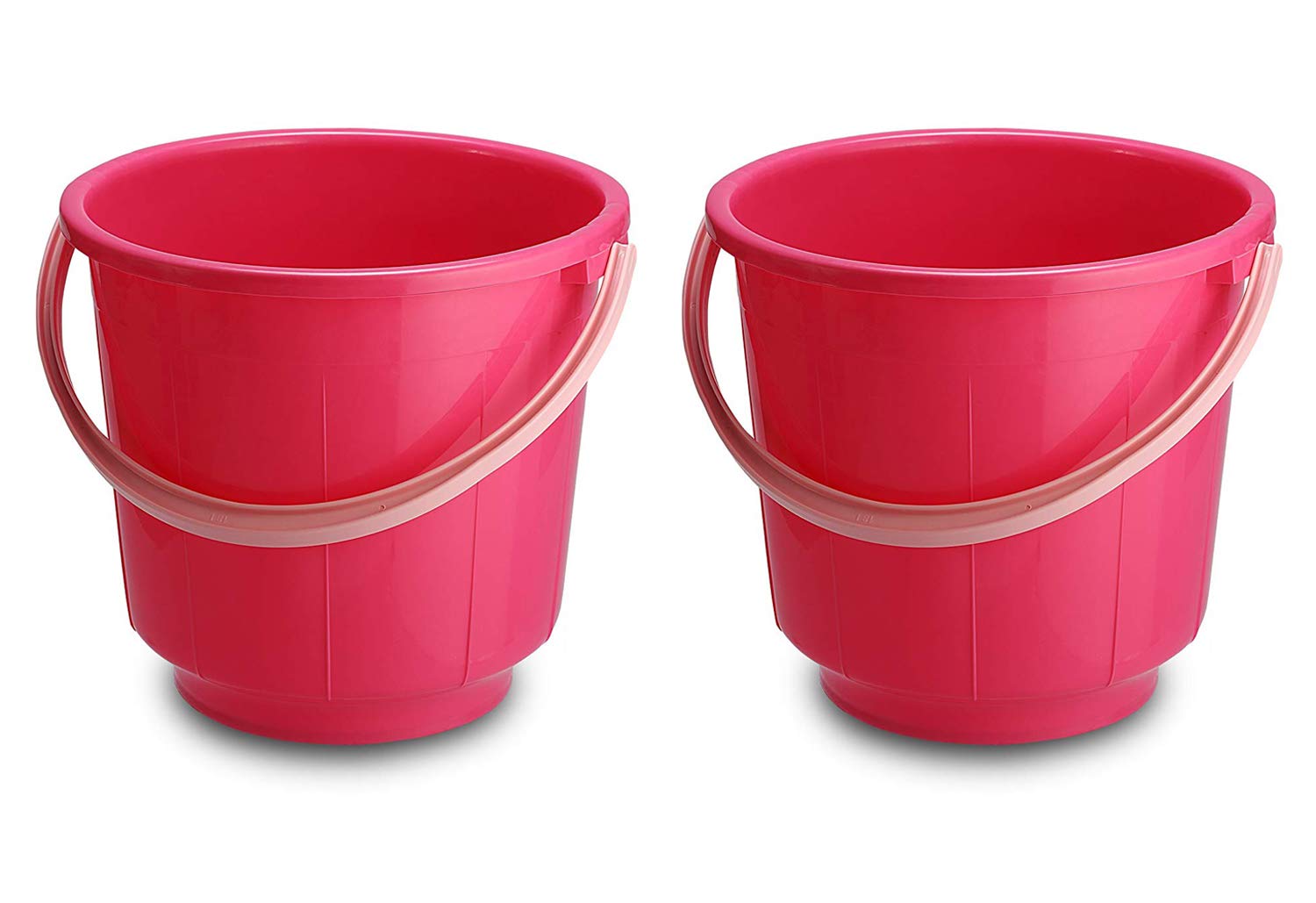 Kuber Industries Plastic Bucket Set |Size 32 x 32 x 30 CM|Capicity 16 litres|Pack of 2 (Multicolour) (B07GRBNYZ6) Amazon Price History, Amazon Price Tracker