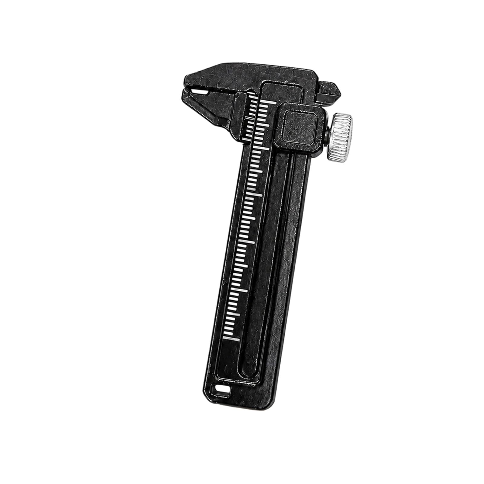 Alloy Construction Black Vernier Caliper with Nonslip Knurled Handle for Industrial Applications Professional Craftsmen Technician Measuring Tool