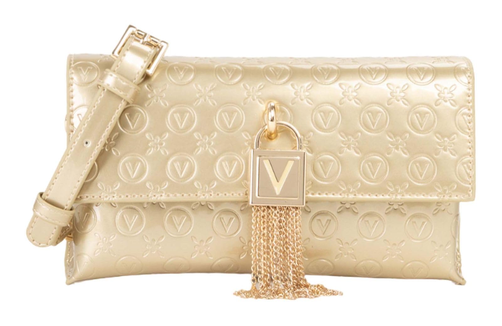 Valentino borsa a tracolla borsa da sera Emy Pochette Oro dorato