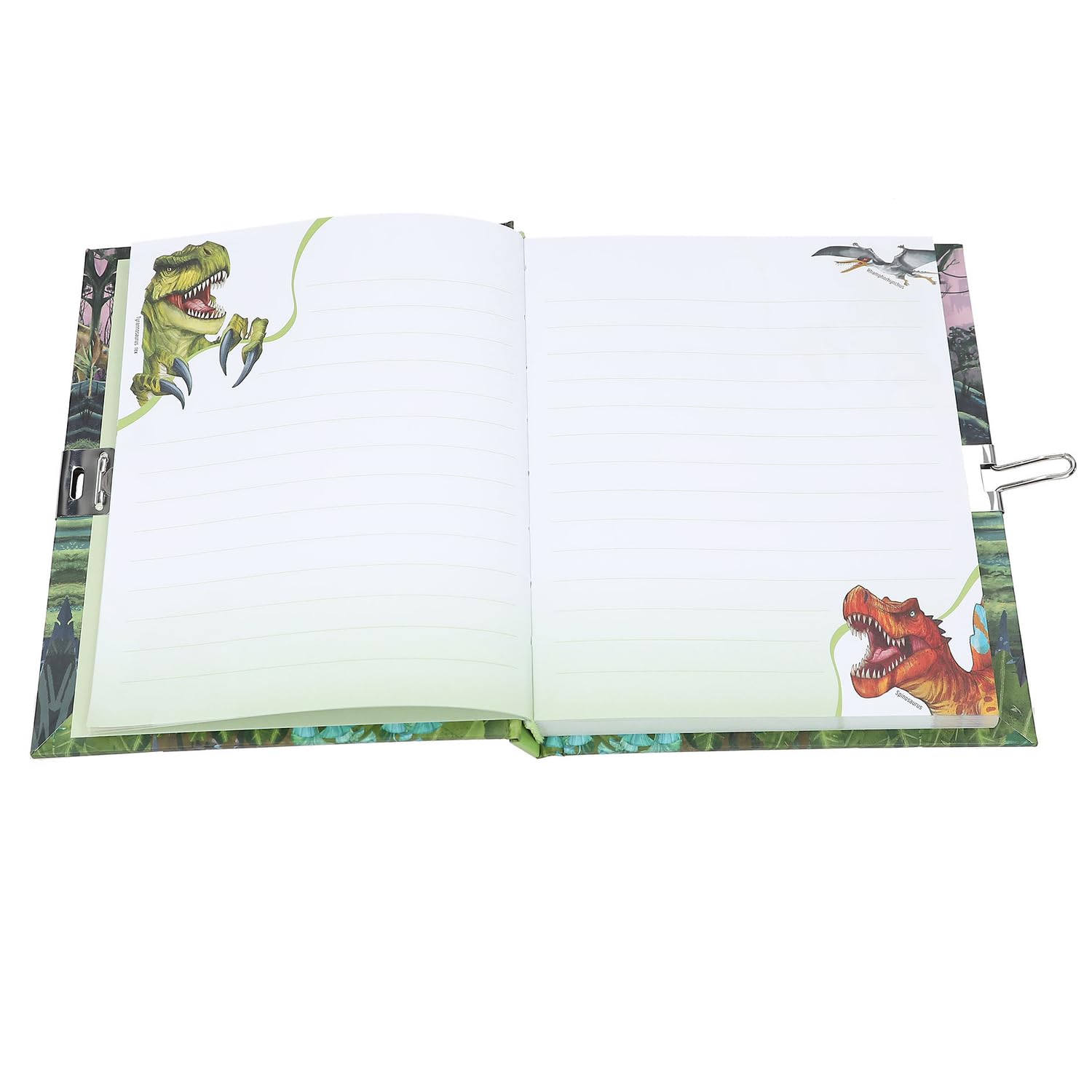 Depesche 11569 Dino World - Tagebuch Mit Geheim-Code Und Sound, Ca. 20,5 X 15,5 X 3 Cm, Mit 80 Linierten Seiten Für Geheime Gedanken Und Gefühle - View #7