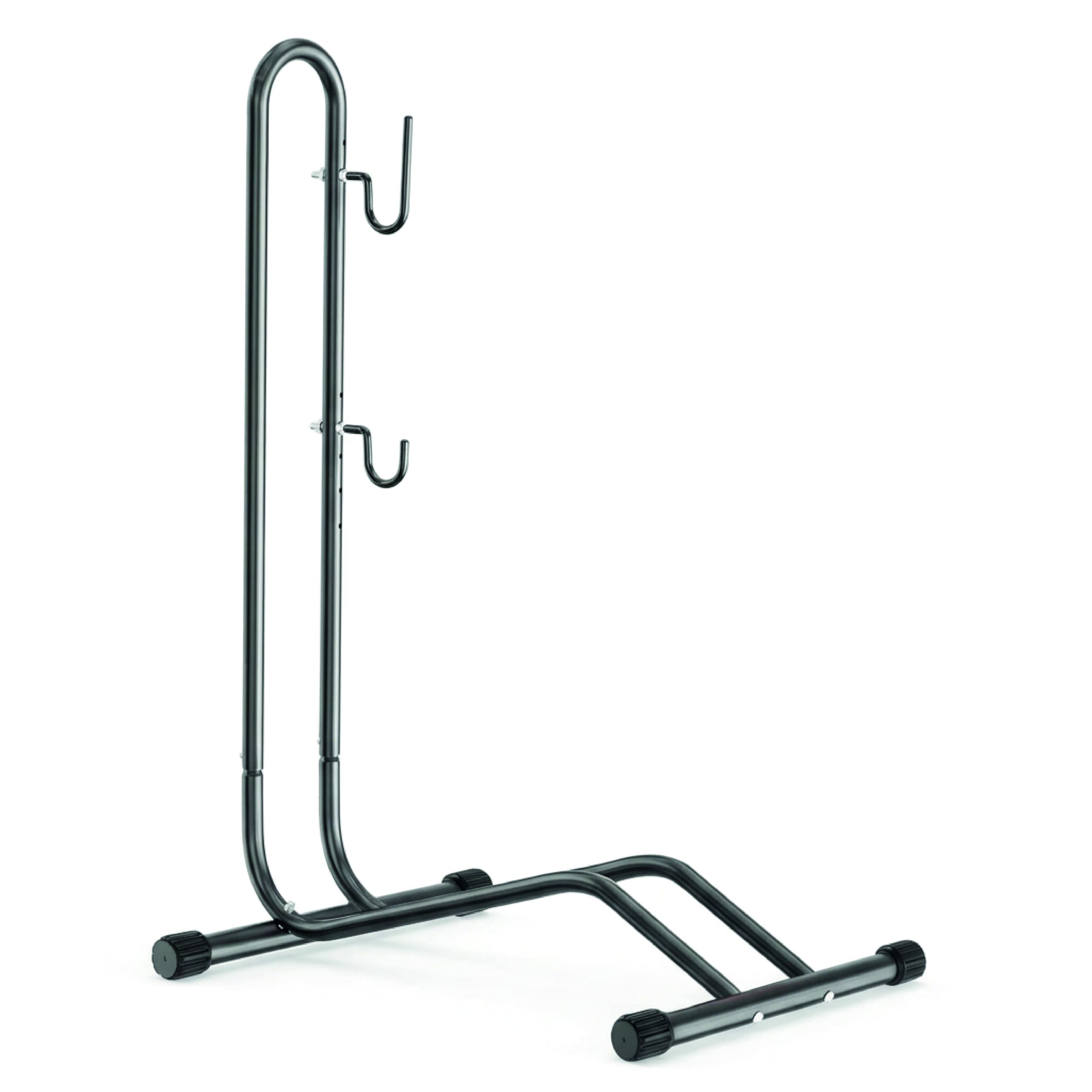 Supporto Bicicletta Autoportante Verticale – Cavalletto Salvaspazio per Bici da Strada, Mountain Bike e Bambini – Parcheggio a Pavimento per Uso Interno ed Esterno, Stabile e Regolabile in Acciaio