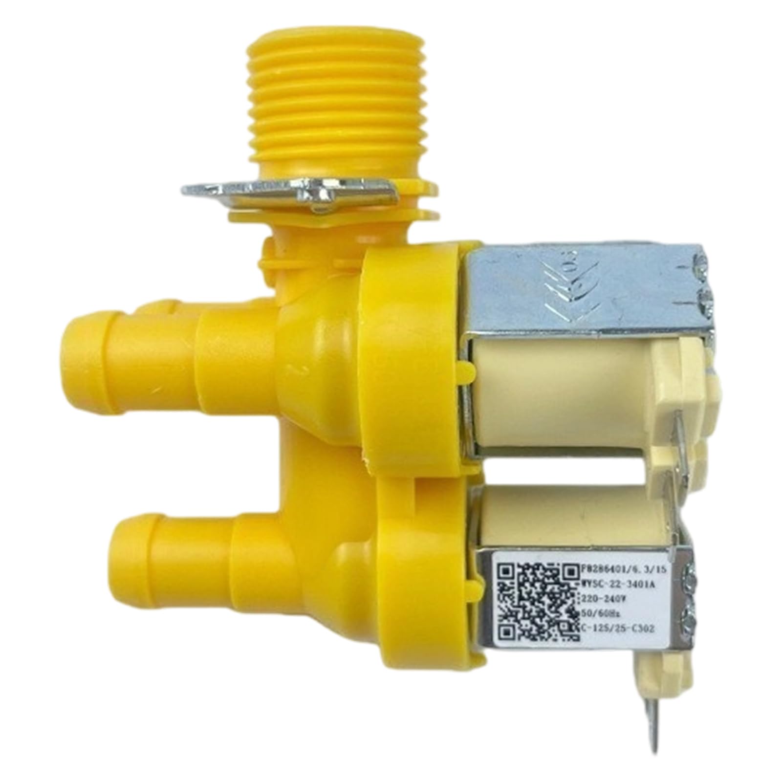 CUNZJIA F8286401P Washing Machine Water Inlet Component with 3 Solenoids for Hot and Cold Water Management