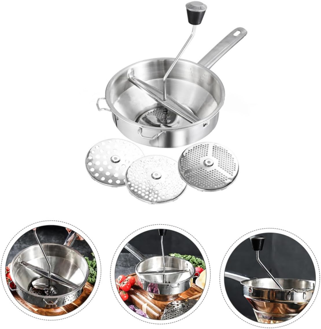 Stainless Steel Blender for Cooking Vegetable Fruits Mixer Potato Mash Tool