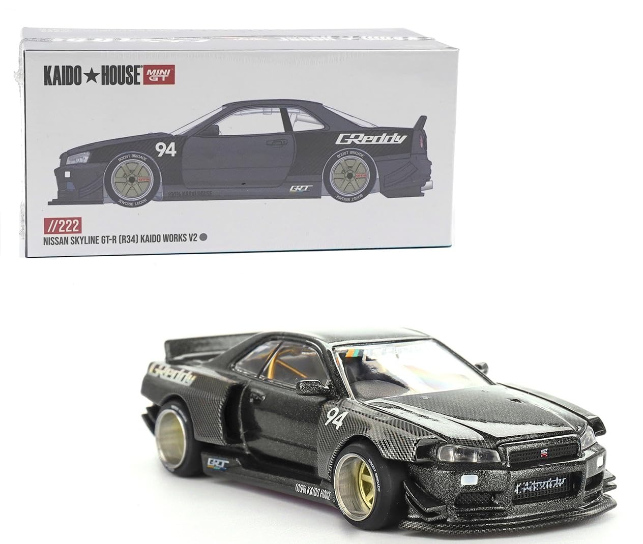 Amazon.com: Diecast Model Car Compatible with Kaido House 1:64