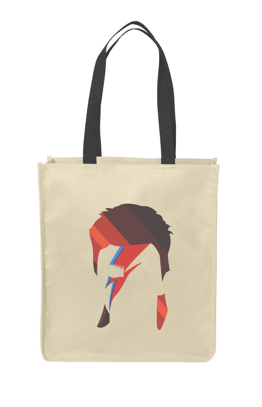 TOOLOUD Star Man Grocery Tote Bag - Natural