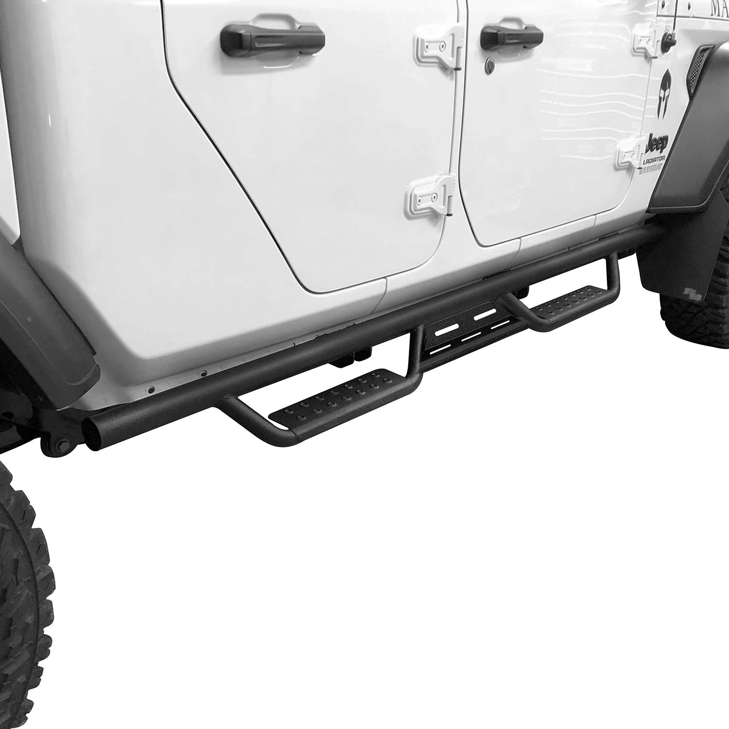 RODEO TRAIL Truck Steel Running Boards Side Steps Nerf Bar Rails for