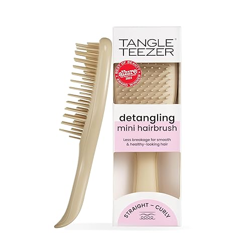 Vista 15 de Tangle Teezer Cepillo desenredante definitivo, elimina nudos y reduce la rotura, mini cepillo de pelo para viajes, manos pequeñas y todo