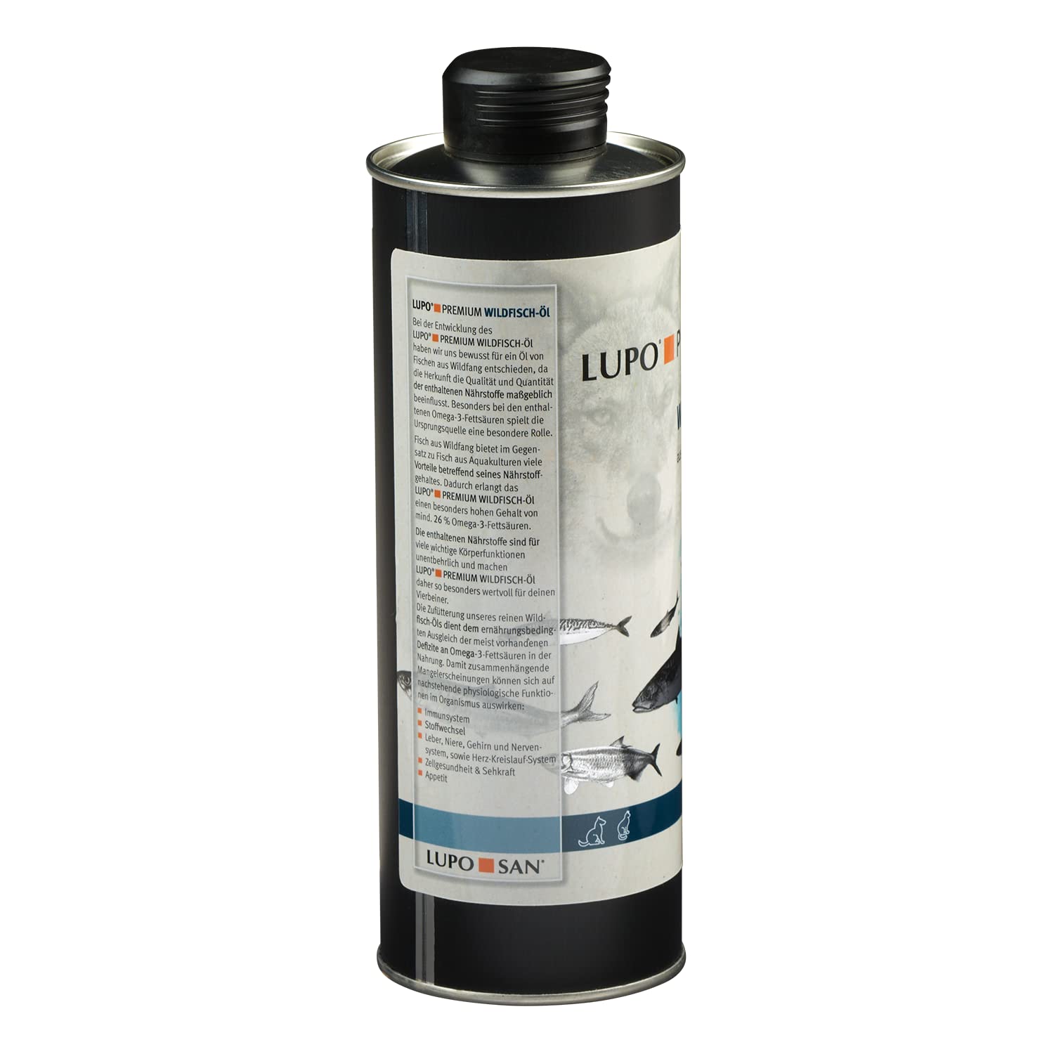LUPOSAN Lupo Premium Huile de poisson sauvage durable 500 ml